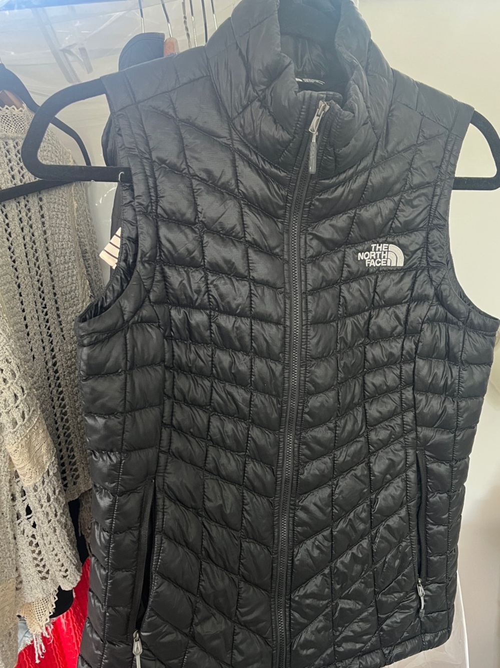 The North Face Black Quilted Insulated Vest